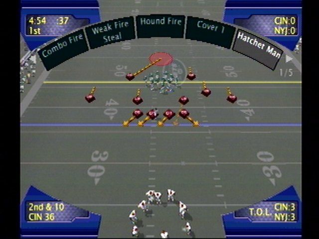 NFL 2K1 screenshot 4 for Sega Dreamcast